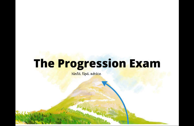 Progression exam prezi